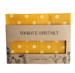 Malý voskový obrúsok - žlté guličky