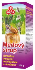 MEDOVÝ SIRUP so skoroceľom, tymianom materinou dúškou a vit.C  200g