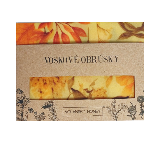 Malý voskový obrúsok - chryzantémy
