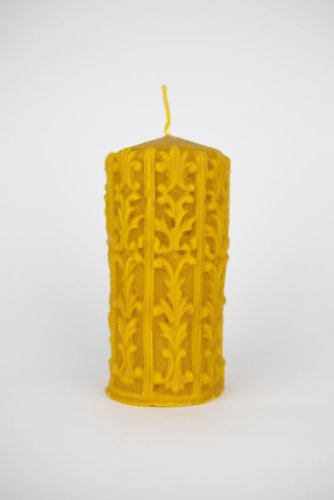 Sviečka s ornamentom veľká 490g